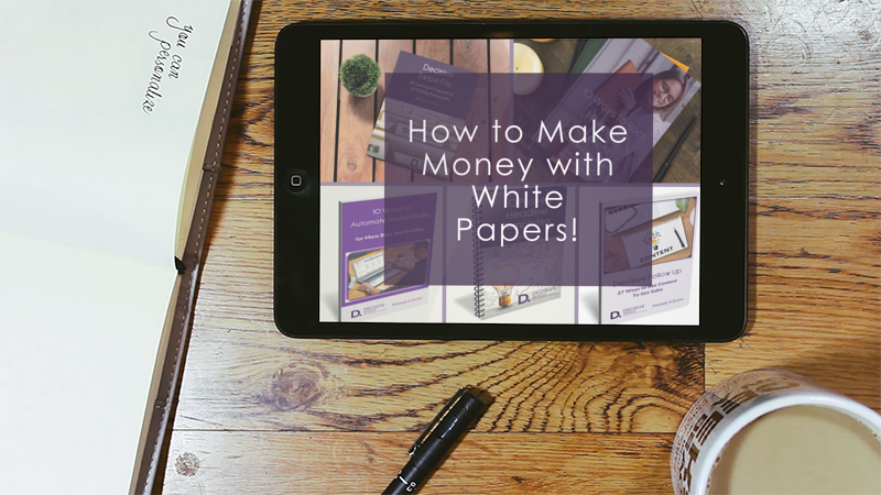 4 Ways to Make Money With White Papers!