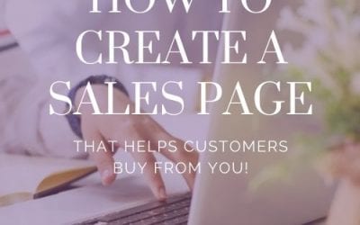 How to Create a Sales Page That Helps Customers Buy From You