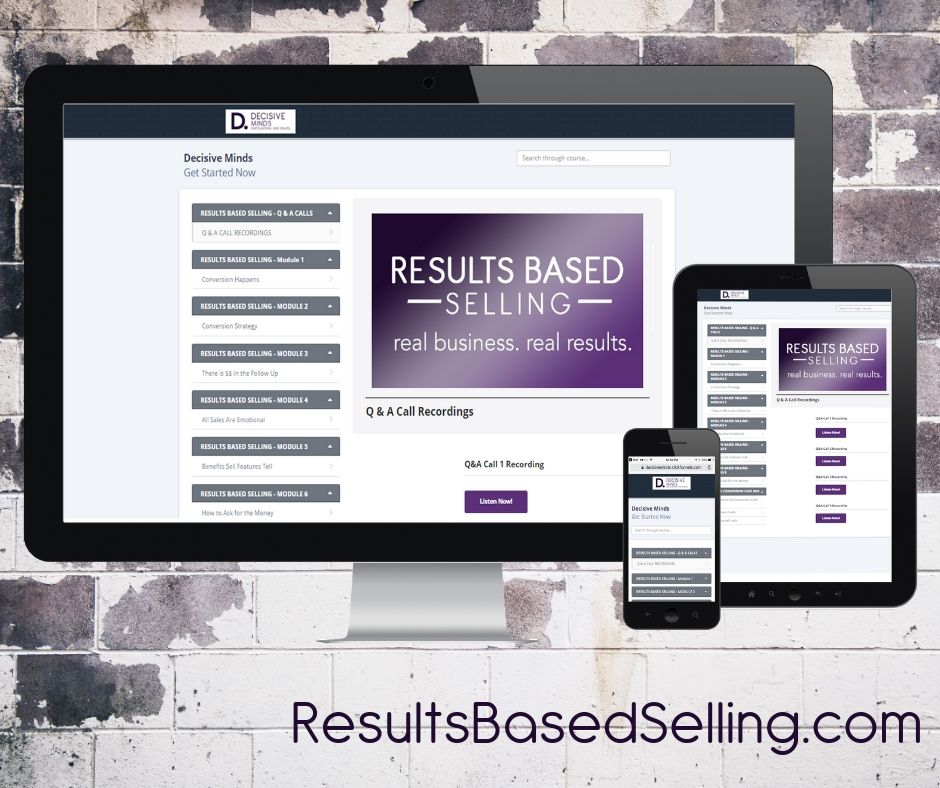 Results Based Selling