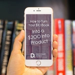 Turn Your Book Into An Info Product